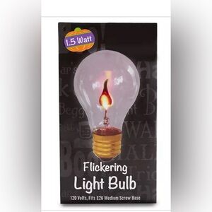 Big lots flickering bulb 120 volt light bulb. NWT